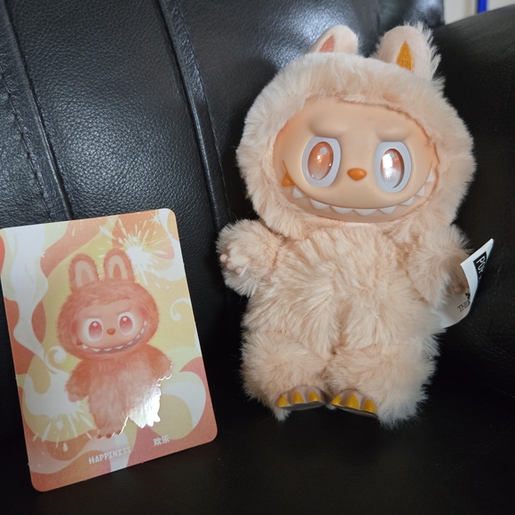Labubu Big Into Energy Hapiness Orange color plush toy...
